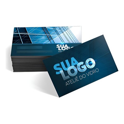 Cartão de Visita - UV Total Frente e Verso